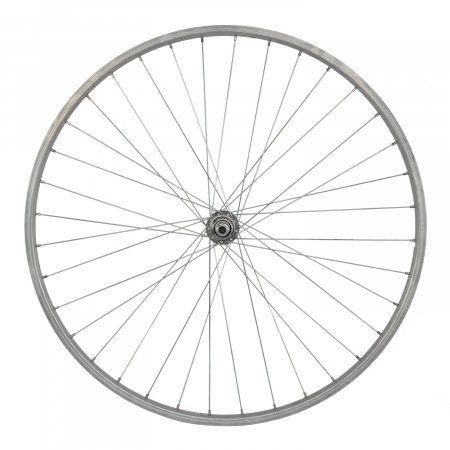 Piese biciclete - Roata Spate 28" Cerurim, Janta Simpla Lyra, 622X21, V-Brake, 36H, Argintie