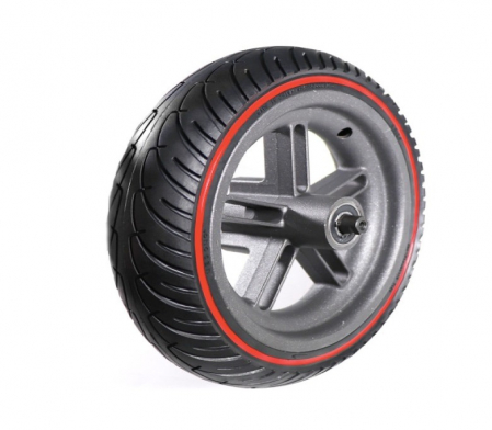 Piese trotinete electrice - Roata spate cauciuc solid / plin trotineta electrica Xiaomi M365 Pro / Pro 2