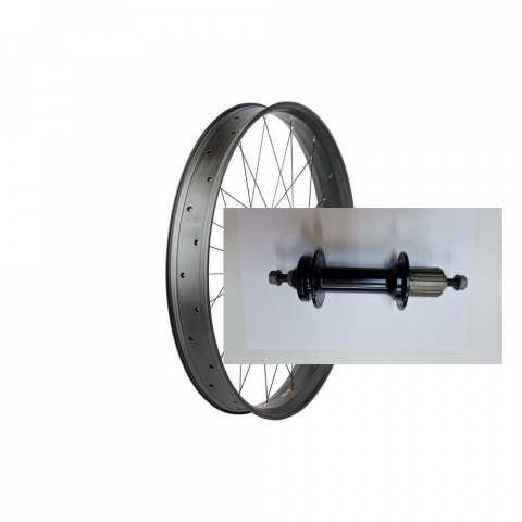 Ciclism - Roata Spate Fat-Bike SXT 36H FD 3/8 175-215 mm Ax