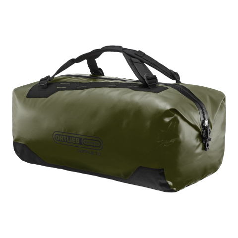 Echipament ciclism - RUCSAC/GEANTA ORTLIEB DUFFLE 110L Olive - black