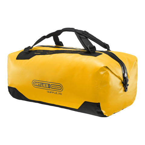 Echipament ciclism - RUCSAC/GEANTA ORTLIEB DUFFLE 110L Sunyellow - black