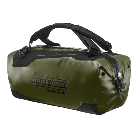 Echipament ciclism - RUCSAC/GEANTA ORTLIEB DUFFLE 40L Olive - black