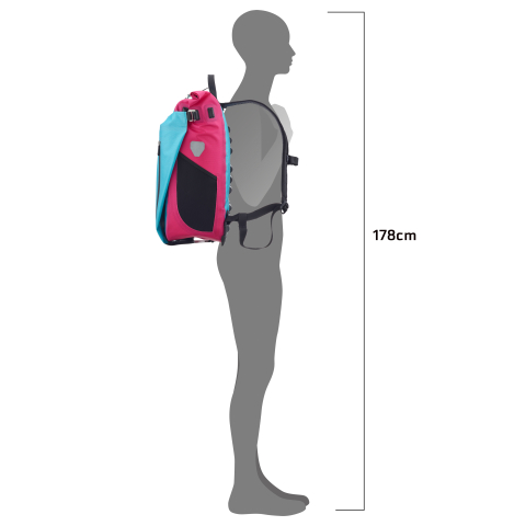RUCSAC ORTLIEB VARIO CYBER 26L Cyber blue / cyber pink [3]