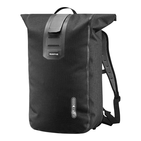Echipament ciclism - RUCSAC ORTLIEB VELOCITY HIGH-VIS 23L Black Reflexive