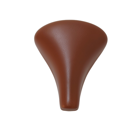 Sei - Sa bicicleta Selle Royal Holland Retro unisex 8073, maro deschis, arcuri si sine argintii, fara clema