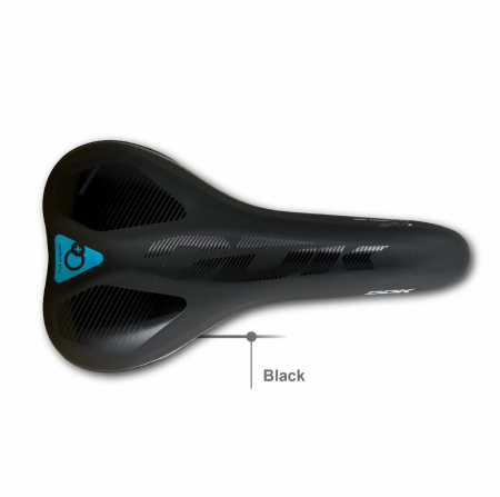 Ciclism - Sa mtb-xc DDK DD043 MF, D2 Comfort Plus Design, Memory Foam, neagra-albastru