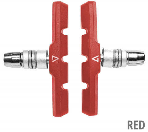Ciclism - SABOTI FRANA CUBE ACID 1-PIECE REGULAR V BRAKE RED