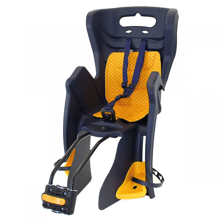 Scaun bicicleta copii - Scaun Bicicleta Spate pentru Copii Prindere pe Cadru BELLELLI  LITLE DUCK STANDARD Albastru