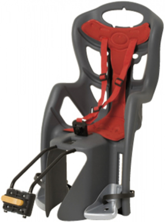 Accesorii biciclete - Scaun Bicicleta Spate pentru Copii Prindere pe Cadru BELLELLI PEPE STANDARD Grey