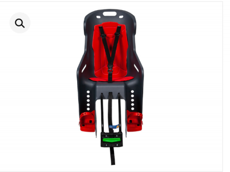 Ciclism - Scaun Bicicleta Spate pentru Copii Prindere pe Cadru LASALLE SPORTS Flamingo Antracit-Rosu
