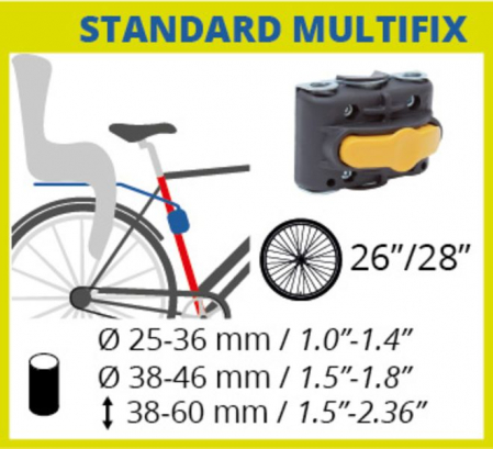 Scaun Bicicleta Spate pentru Copii Prindere Portbagaj BELLELLI PEPE CLAMP [6]