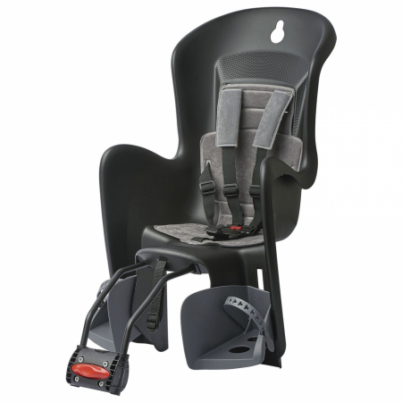 Scaun bicicleta copii - Scaun copii Polisport Bilby Maxi FF - Negru-Gri