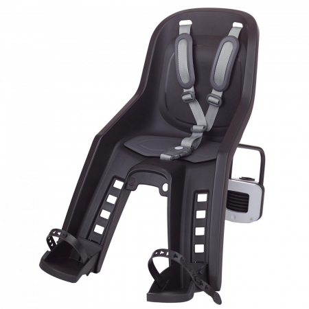 Scaun bicicleta copii - Scaun copii Polisport Bubbly Mini Plus FF - Negru-Gri