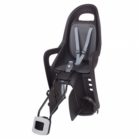 Scaun bicicleta copii - Scaun copii Polisport Groovy Maxi FF - 29 inch, Negru-Gri