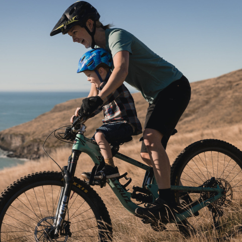 SCAUN PENTRU CADRU MTB KIDS RIDE SHOTGUN 2.0 NEGRU [1]
