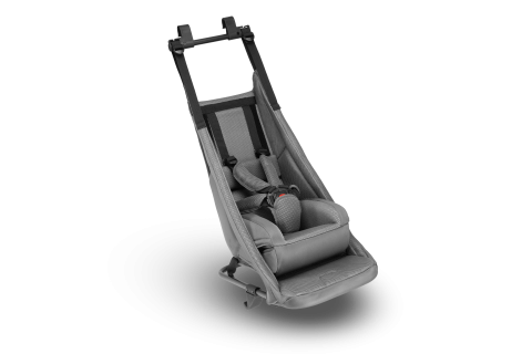 Scaun bicicleta copii - SCAUN PENTUR CARUCIOR CUBE BABY SEAT FOR KIDS TRAILER DOUBLE Negru