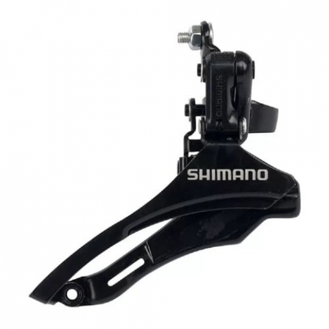 Piese biciclete - Schimbator fata 3x7 viteze Shimano AFDTZ30DS, 42T, negru