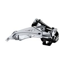 Piese biciclete - Schimbator fata, FD-TY700-TS6, TOURNEY, SUP-SWING, DUAL-PULL, PENTRU SPATE 7/8 VITEZE, TIP BANDA (CU ADAPTATOR 31,8 MM), ANGUL CS: 66-69, PENTRU 42T, CL: 47,5 /50MM, VRAC