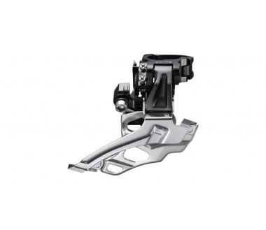Ciclism - Schimbator Fata Kfdm611L6S, Tragere Dubla, Colier Sus 34.9, Chainstay Angle 66-69, Negru-Argintiu
