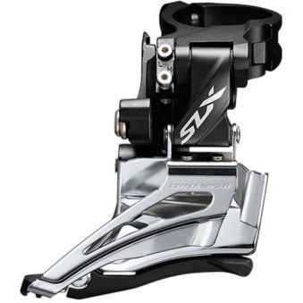 Piese biciclete - Schimbator Fata Shimano Slx M7025-H, Tragere Dubla, Colier Sus 34,9 Mm, Unghi66-69, Pt 2X11Vit