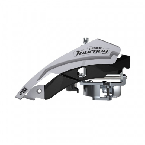 Ciclism - Schimbator fata Shimano Tourney, FD-TY600-L3, pt 3x6/7/8, top-swing, dual-pull, band type (31/34.9mm compatible), CS-ANGLE:63-66, pt. 42T, CL:47.5/50mm