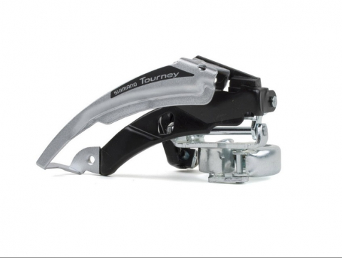 Piese biciclete - Schimbator Fata Shimano Tourney Sis Ty300 , Tragere Jos, Colier 34.9, Pt 42T, Unghi 66-69, Cl50