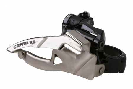 Ciclism - Schimbator Fata Sram X.0, 2X10 Colier 34.9/31.8 Jos, Tragere Jos