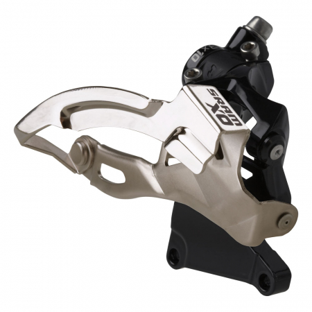 Piese biciclete - Schimbator Fata Sram X.0 3X10 Direct Sus Tragere Dubla