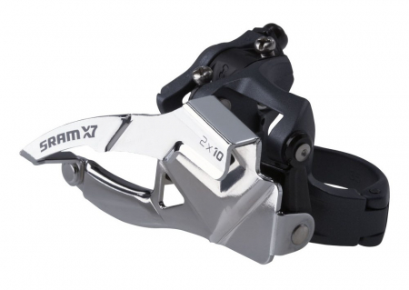 Piese biciclete - Schimbator Fata Sram X.7 2X10 Colier 31,8 Sus Tragere Dubla