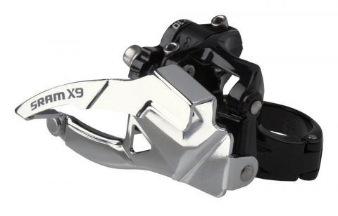 Ciclism - Schimbator Fata Sram X.9 2X10 Colier Sus Tragere Dubla