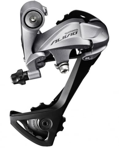Piese biciclete - Schimbator spate 9 viteze Shimano Alivio SGS ARDT4000SGSL, negru