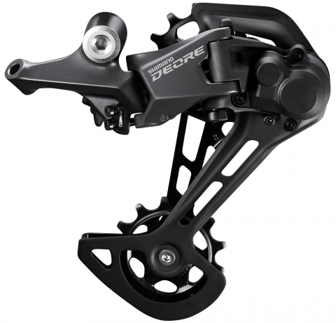 SCHIMBATOR SPATE BICICLETA SHIMANO DEORE RD-M5100 SHADOW RD+ 11 PINIOANE,SGS, NEGRU
