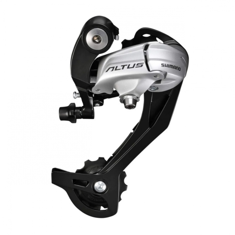 Schimbatoare spate - Schimbator spate Shimano Altus RD-M370-S-SGS, 9 VIT., PRINDERE DIRECTA, ARGINTIU