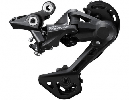 Piese biciclete - Schimbator spate Shimano DEORE RD-M4120-SGS, 10/11 Viteze, Top normal, Shadow design, Prindere directa (Compatibil DIRECT MOUNT)