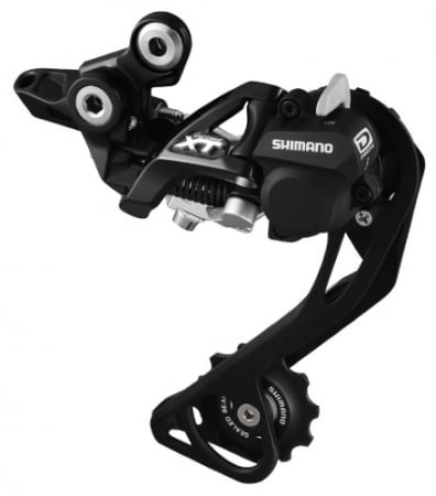 Ciclism - Schimbator spate Shimano DEORE XT RD-M786-SGS, 10 Viteze, Top-normal, Shadow plus, Prindere directa (Compatibil Direct Mount), Negru
