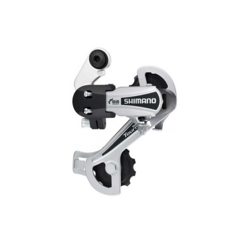 Ciclism - Schimbator spate Shimano Tourney RD-TY21-B GS, 6 Viteze, Prindere Directa, Gri