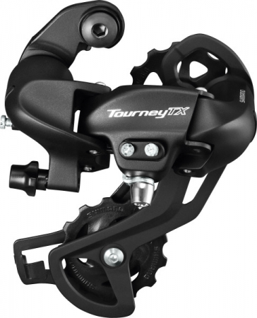 Ciclism - Schimbator Spate Shimano Tourney Tx Rd-Tx800Sgsl, 7 8Vit, Prindere Directa, Negru