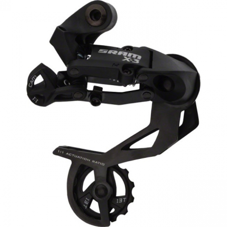Ciclism - Schimbator spate Sram X3 pt. 7-9 viteze, brat lung, 13T, negru