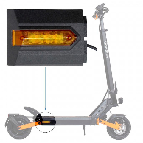 Piese trotinete electrice - Semnalizare dreapta spate Kukirin G2 Pro (Versiunea 2024)