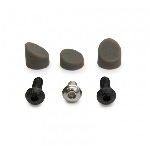 Piese trotinete electrice - Set 3 suruburi cu protectie silicon pentru aparatoare roata spate trotineta electrica Xiaomi