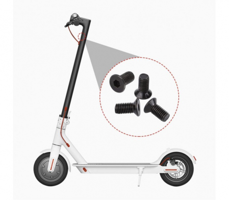 Set 4 suruburi prindere ghidon trotineta electrica Xiaomi [1]