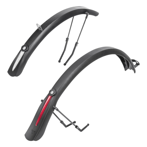 Ciclism - Set Aparatoare Noroi Topeak DeFender Iglow Road - 28 Inch, Negru