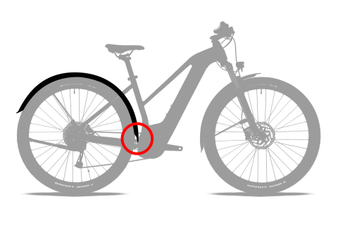 SET APARATORI ACID MUDGUARD SET 45 28'' BB MOUNT 2.0 BLACK [2]