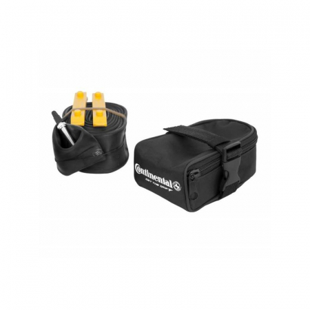 Piese biciclete - Set Camera Continental 27.5 S42 cu 2 leviere si borseta