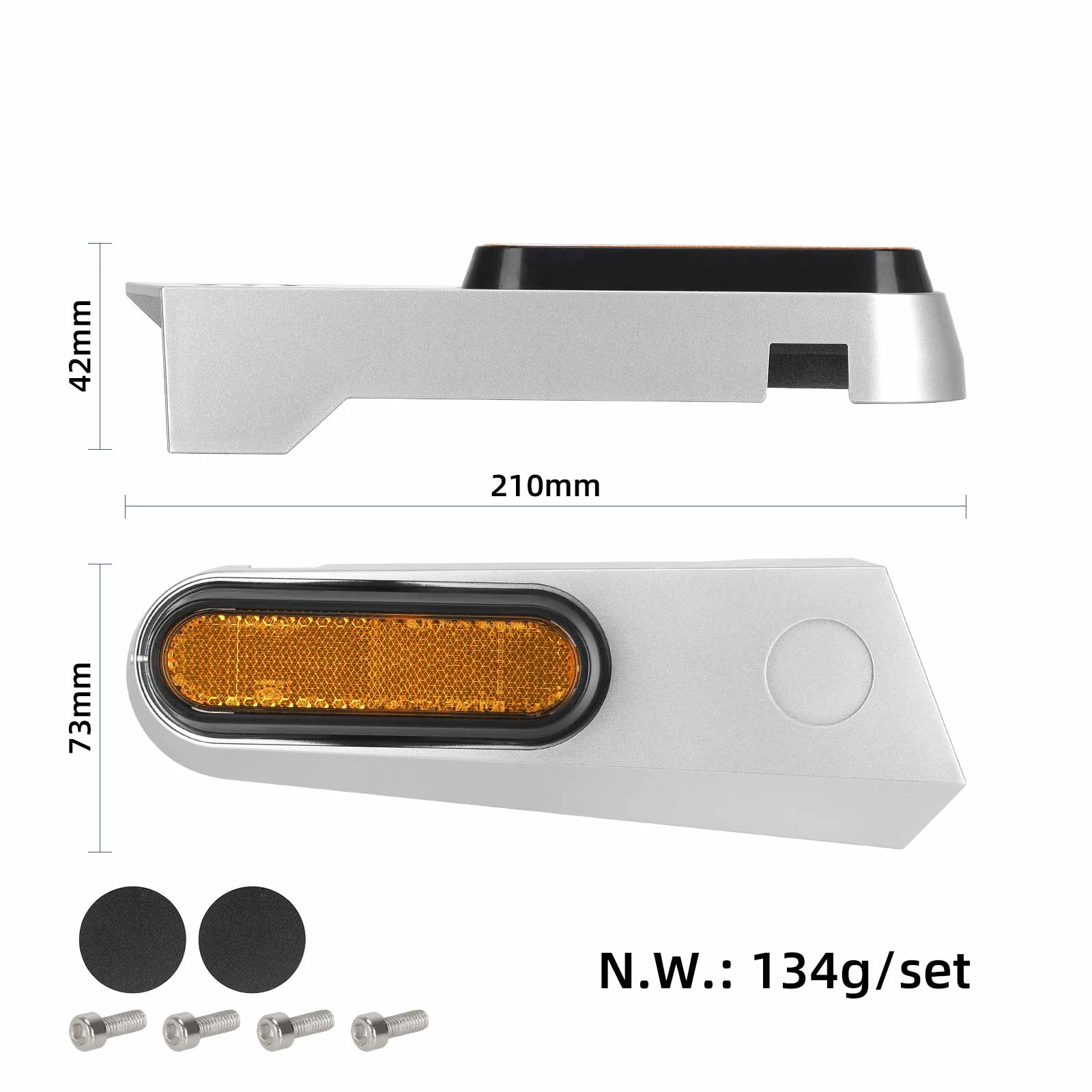 Set capace ornamentale reflectorizante spate trotineta electrica Xiaomi Mi 5 Pro [3]