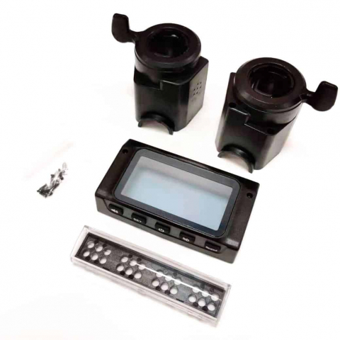 Piese trotinete electrice - Set carcasa  display si far + acceleatie si frana