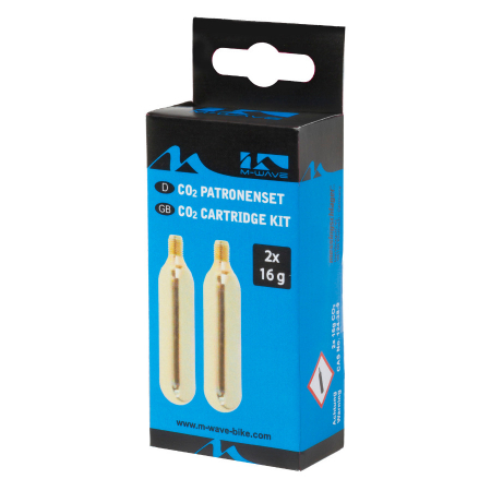 Ciclism - Set Cartus CO2 M-WAVE CO2-AMMO 2x16 gr