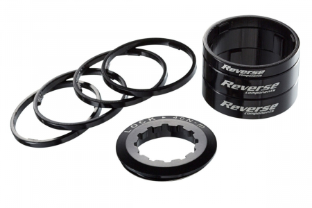 Piese biciclete - Set Distantiere single speed Reverse Negre
