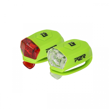 Ciclism - Set Flash cu Baterii P2R FREYO Verde Lime