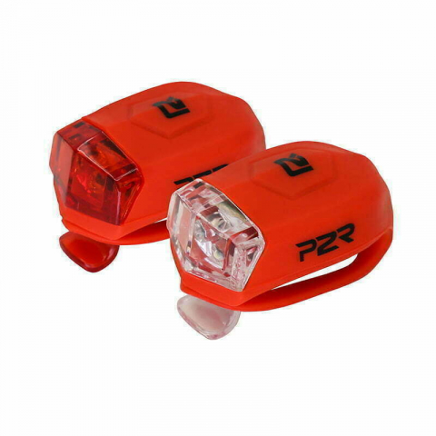 Ciclism - Set lumini fata-spate P2R Freyo, Rosu